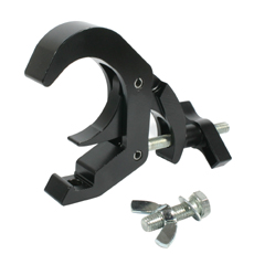 Self-Hook Clamp, Titan Quick Trigger Clamp Slimline Doughty T58506, f&uuml;r Rohr 48 - 80 mm, schwarz